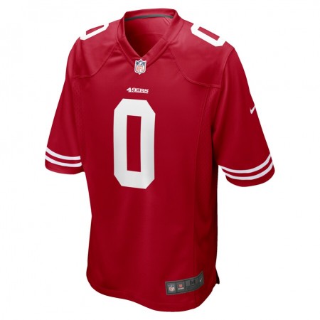 Maillot Homme San Francisco 49ers Trey Sermon 0 Nike Rouge 2021 NFL Draft